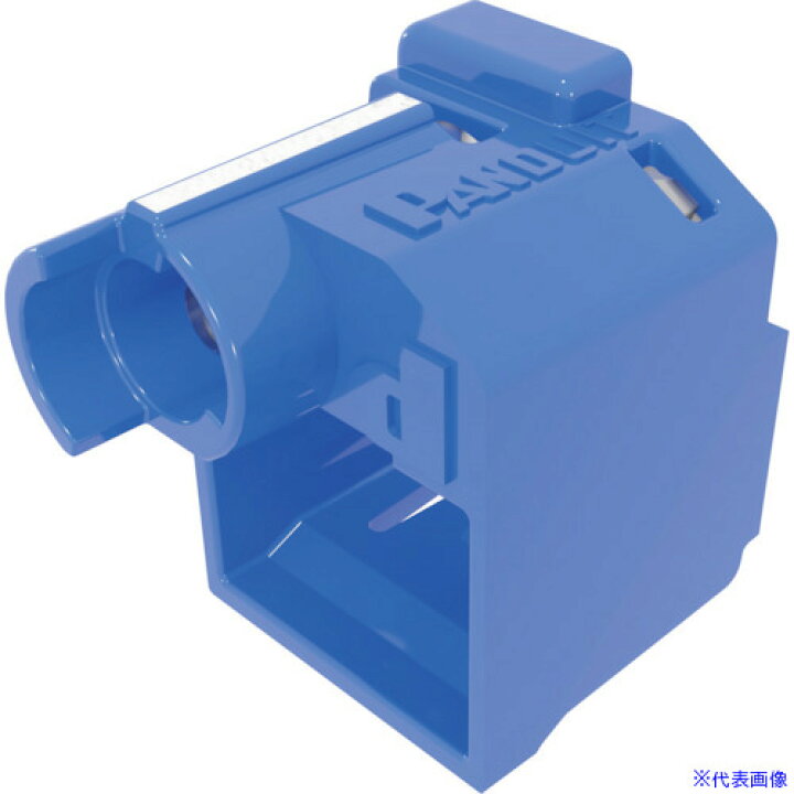 楽天市場】□PANDUIT パッチコードロック(LANケーブルロック) 青 10個 