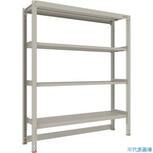 ■TRUSCO スチールラック M3型中量棚 台車天板収納型 W1800XD471XH2100 4段 単体 M3DB7654(2719456)