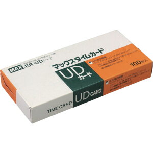 ■MAX タイムレコーダ ER−180UD用タイムカード ERUDCARD(2939363)