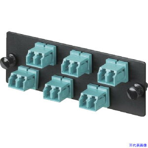 ��PANDUIT ���t�@�C�o�[ LC�A�_�v�^�p�l�� �f���v���b�N�X 12�c OM3/OM4 FAP6WAQDLCZ FAP6WAQDLCZ(3618634)