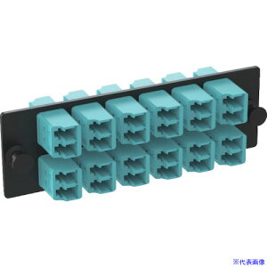 ��PANDUIT ���t�@�C�o�[ LC�A�_�v�^�p�l�� �f���v���b�N�X 24�c OM3/OM4 FAP12WAQDLCZ FAP12WAQDLCZ(3618635)×10[�����ʓr�����ς�][�@�l����][���[�J�[���]