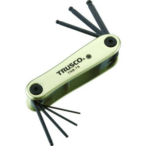 ■TRUSCO ボールポイント六角棒レンチセット ナイフ式 TNB7S(3668975)