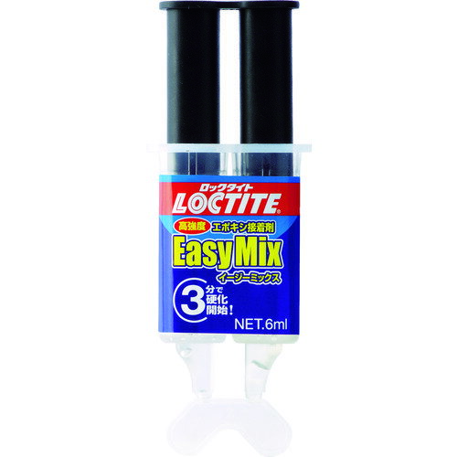 ■LOCTITE 高強度エポキシ接着剤 2液タイプ イージーミックス 透明 6ml LEM006(3749401)