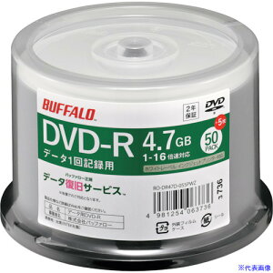 BUFFALO wfBA DVD-R PCf[^p 4.7GB @l`l 50+5 RODR47D055PWZ(3822058)