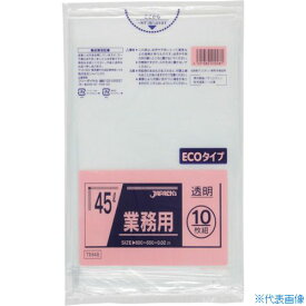 ■ジャパックス メタロセン配合ポリ袋 45L透明10枚0.02 TM48(3891121)