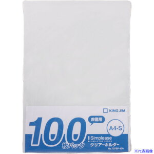 ��KING JIM �V���v���|�Y�N���A�|�z���_�| A4�^�e�^ ���� 100�� 737SP100M(3960358)