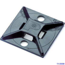 ■パンドウイット マウントベース アクリル系粘着テープ付き 耐候性黒(500個入) ABM2SATD0(4036701)
