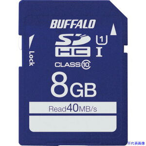 BUFFALO UHS|I Class1 SDHCJ[h 8GB RSDC008GU1S(4170685)