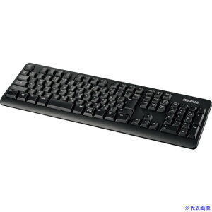 BUFFALO RہEϋvdl 2.4GHz tL[{[h ubN BSKBW130BK(4172276)