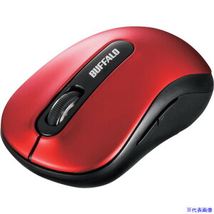 ■BUFFALO 無線 5ボタン BlueLEDマウス レッド BSMBW310RD(4173774)