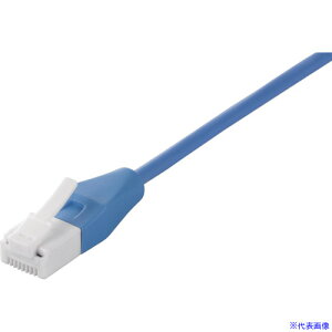 ��BUFFALO Cat6 �c���̐܂�Ȃ�LAN�P�[�u�� �X���� �X�g���[�g 0.5m �u���[ BSLS6SU05BL2(4284198)[�����ʓr�����ς�][�@�l����][�f�O���]