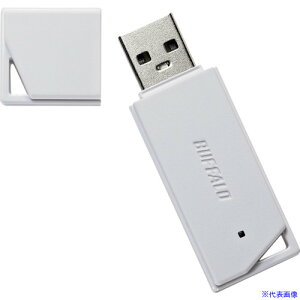 ■BUFFALO USB2.0 どっちもUSBメモリー 16GB ホワイト RUF2KR16GAWH(4296741)