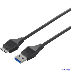 BUFFALO USB3.0 A to microB XP[u 1.5m ubN BSUAMBSU315BK(4528229)[ʓrς][@l][fO]