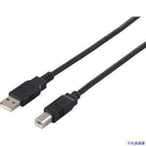 ��BUFFALO USB2.0 A to B �P�[�u�� 1.0m �u���b�N BU2AB10BK(4531243)