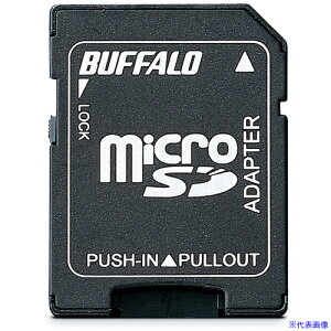 ��BUFFALO microSD�J�[�h��SD�J�[�h�ϊ��A�_�v�^�[ BSCRMSDA(4562156)