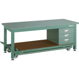 TRUSCO d׏dƑړ(3000kg)TWC^ 1800X750XH740 3iot O[F STWC1800D3(4673158)[@l][]