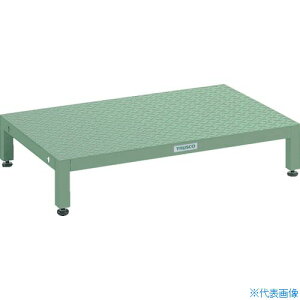 ��TRUSCO �����p�ȍ|�X�e�b�v 600X600XH190�`220 UFSH0660S(4673662)[�@�l����][������]