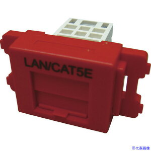 ��PANDUIT �J�e�S��5EJIS�v���[�g�p�W���b�N�L�b�g �� JAOSSP58RD(4694996)