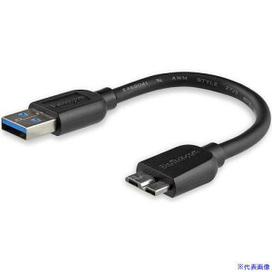 StarTech USBP[u/A | Micro|B/15cm/USB 3.0/5Gbps/IXEIX/BK USB3AUB15CMS(4928224)[@l][O]