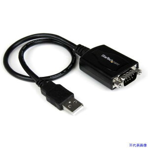■StarTech シリアル変換ケーブル/USB−A − RS232C/30cm/920Kbps/ブラック ICUSB232PRO(4929744)