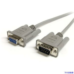 ��StarTech �V���A���P�[�u��/RS232C�X�g���[�g����/7.6m/�I�X�E���X/�O���[ MXT10025(4929830)