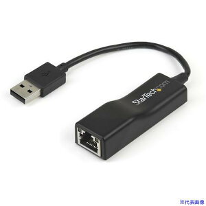 ��StarTech LAN�A�_�v�^�[/USB 2.0/1x RJ45/10Mbps/100Mbps/�u���b�N USB2100(4931375)