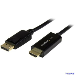 StarTech fBXvCϊP[u/DP 1.2 | HDMI 1.4/1m/4K30Hz/BK DP2HDMM1MB(4932938)