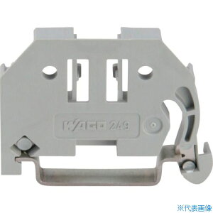 ��WAGO DIN���[���p �����^�b�`�G���h�X�g�b�v 6mm�� 249116TPK(5024695)