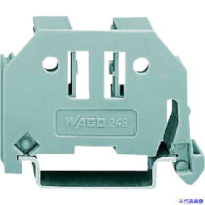 ��WAGO DIN���[���p �����^�b�`�G���h�X�g�b�v 10mm�� 249117TPK(5024696)