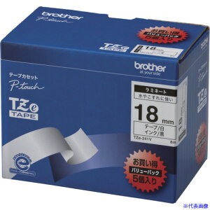 ��brother Tze�e�[�v ������/���n/18mm (�����p�p�b�N5��) TZE241V(5095881)