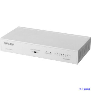 ��BUFFALO Giga 8�|�[�g �X�C�b�`���O�n�u �d������ ����➑� �}�O�l�b�g�t �z���C�g LSW6GT8NSWH(5327128)