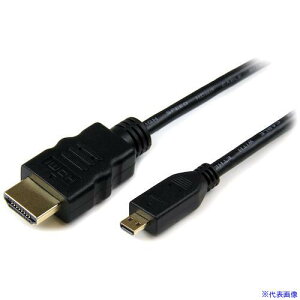 StarTech fBXvCϊP[u/Micro HDMI | HDMI 1.4/3m/4K30Hz/ubN/rfIRo[^[ HDADMM3M(5389693)[@l][O]