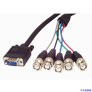 StarTech VGAP[u/VGA | RGBHVϊ/1.8m/VGA | 5x BNC/IX|IX/fBXvCP[u VGABNC5(5389749)[@l][O]