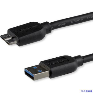 StarTech USB 3.0P[u/ 50cm/Type-A ] Micro-B/5Gbps/X^Cv/}CNB USB3AUB50CMS(5391297)