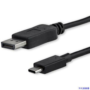 StarTech fBXvCϊP[u/USB|C | DP/1.8m/4K60Hz/ubN/rfIRo[^[ CDP2DPMM6B(5391308)[@l][O]