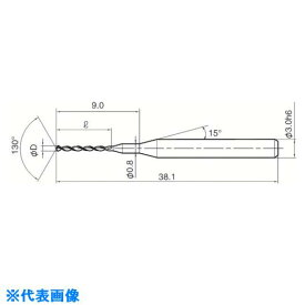 ■京セラ ファインマイクロドリル FDM−M FSAコーティング品 FSA FDM015M1(FSA)(5475635)[送料別途お見積り][法人限定][掲外取寄]