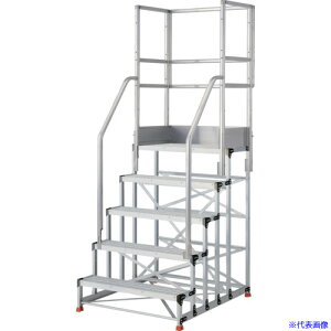 ��TRUSCO �A���~����Ɨp���� �O���[�`���O�^�C�v 5�i ����1.5m �V���@1000×400 �i��300mm �t���Z�b�g�肷��t�� TSFGR51015TF300(5520141)[�����ʓr�����ς�][�@�l����][���[�J�[���]