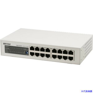 ��BUFFALO Giga �X�C�b�`���OHub ����⟑�/�d������ 16�|�[�g LSW5GT16NSR(5580910)