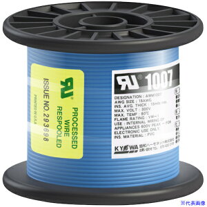 KYOWA ULϔMrj≏d UL1007 AWG18 50M  UL1007AWG1850MBL(5628543)