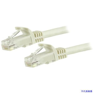 ��StarTech �J�e�S��6 LAN�P�[�u��/1.5m/�z���C�g/�M�K�r�b�g�C�[�T�l�b�g�P�[�u��/�c���܂�h�~�@�\�t/CAT6 N6PATC150CMWH(5724958)[�@�l����][�O������]