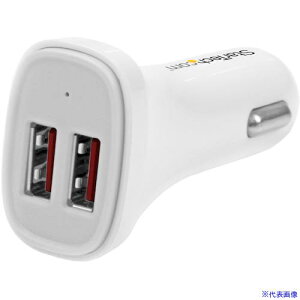 StarTech USB[d/2|[g/24W 4.8A/zCg/ԍڏ[d/VK[\PbgpJ[`[W[ USB2PCARWHS(5746936)[@l][O]