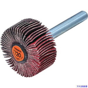 ��TRUSCO �Z���~�b�N�t���b�v�z�C�[�� ���a6mm #120 �O�a30×��15×����40 (5��) TCF3015CE120(5882204)
