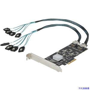 ��StarTech PCI Express�J�[�h/x4/4x 2�|�[�gSATA�z�X�g�R���g���[���[/2x Mini�|SAS�R�l�N�^�[ 8P6GPCIESATACARD(5944542)[�@�l����][�O������]