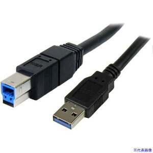 ��StarTech USB 3.0�P�[�u��/3m/Type�]A �| Type�]B/5Gbps/�I�X�|�I�X/�u���b�N USB3SAB3MBK(5947710)[�@�l����][�O������]
