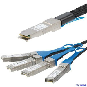 ���X�^�[�e�b�N DAC Twinax�u���[�N�A�E�g�P�[�u��/3m/MSA�Ή��A���R�[�h/40Gbps/�����_�C���N�g�A�^�b�`�P�[�u�� QSFP4SFPPC3M(5976407)[�@�l�E���Ə�����][�O������]