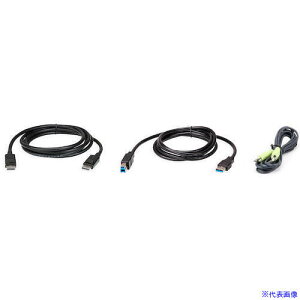 ��ATEN 1.8M USB DisplayPort KVM �P�[�u�� �L�b�g 2L7D02UDPX3(6035172)[�����ʓr�����ς�][�@�l����][�f�O���]