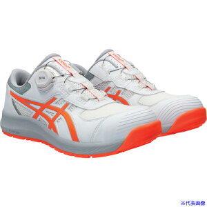 ■ASICS ウィンジョブ CP219 BOA ホワイト/ショッキングオレンジ 26.5cm 1273A092.10026.5(6219739)