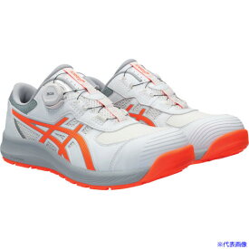 ■ASICS ウィンジョブ CP219 BOA ホワイト/ショッキングオレンジ 22.5cm 1273A092.10022.5(6221245)