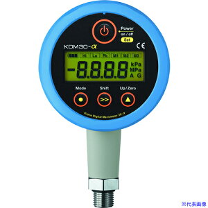 ���N���[�l �����x�f�W�^�����͌v KDM30�|�� �Q�[�W�� �O���d���쓮(24V) �� �u�U�[��RS232C�o�� KDM30ALPHA100KPAGMBLXR(6461635)[�@�l����][�O������]