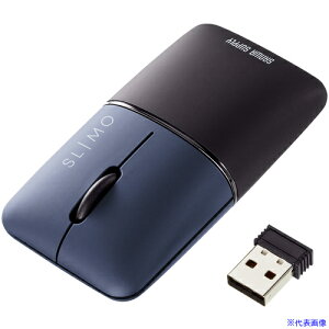 ��SANWA �É����C�����X�u���[LED�}�E�X SLIMO (�[�d���EUSB A) MAWBS310NV(6573013)[�@�l����][�O������]